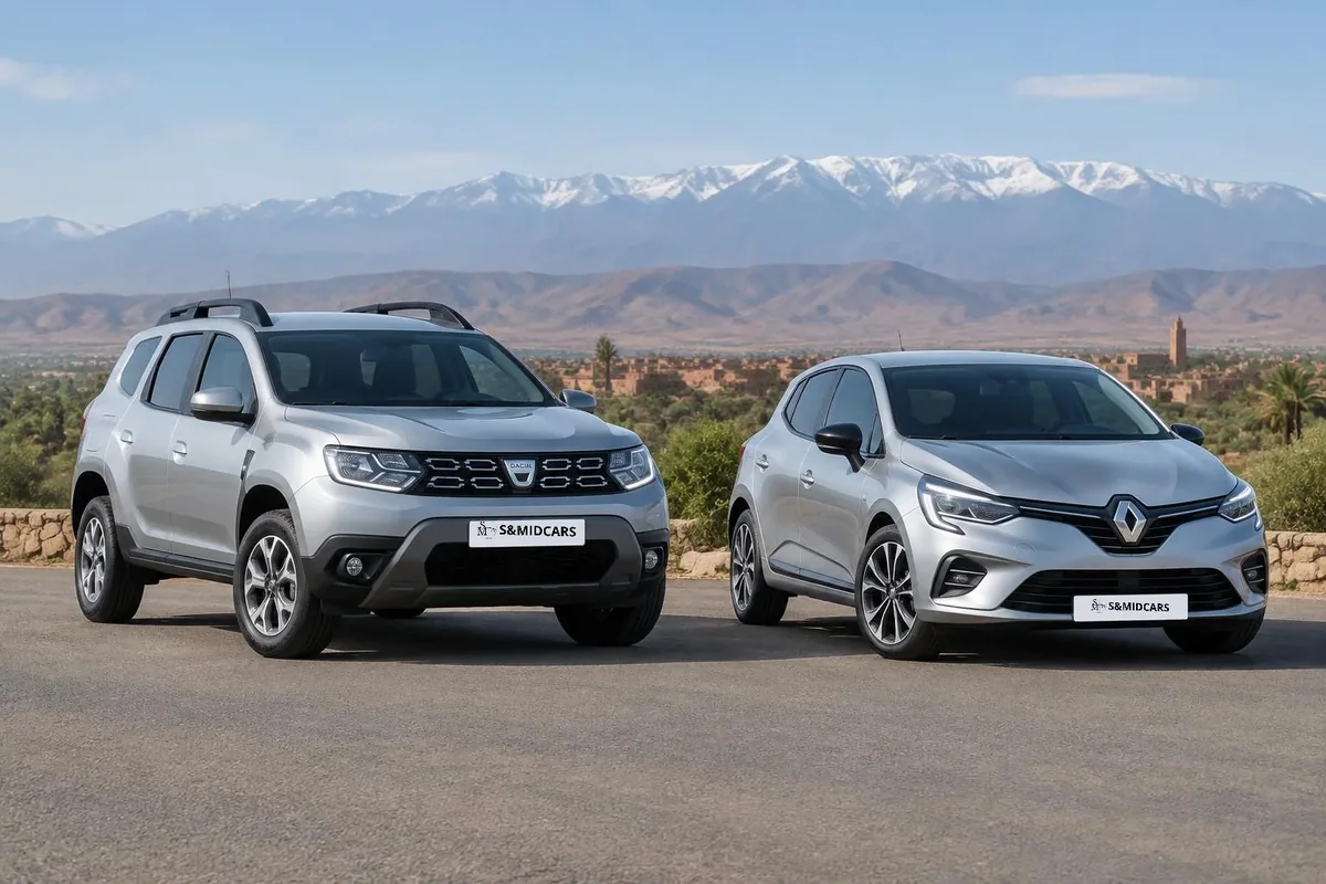 Photographie automobile illustrative — Citadine ou SUV pour votre séjour au Maroc ?